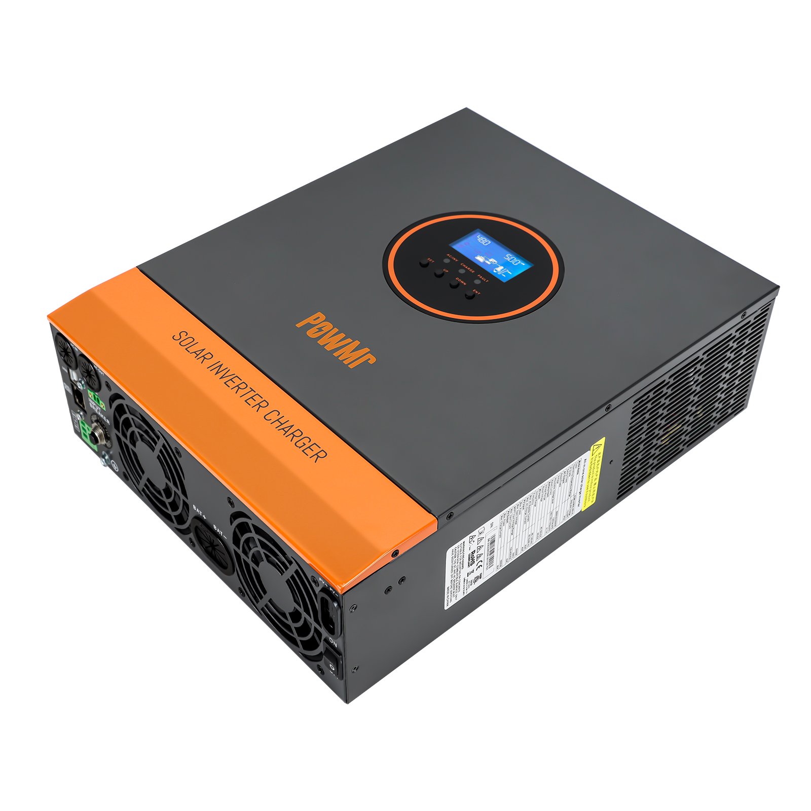 PowMr MPPT Pure Sine Wave Solar Inverter 3KW 24V 120Vac Off grid Hybrid Solar Inverter for Home Appliance