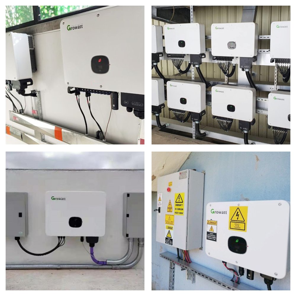 Growatt 5kw 10kw solar inverter 3kw 5kw growatt 10kw inverter solar grid inverter for solar on grid