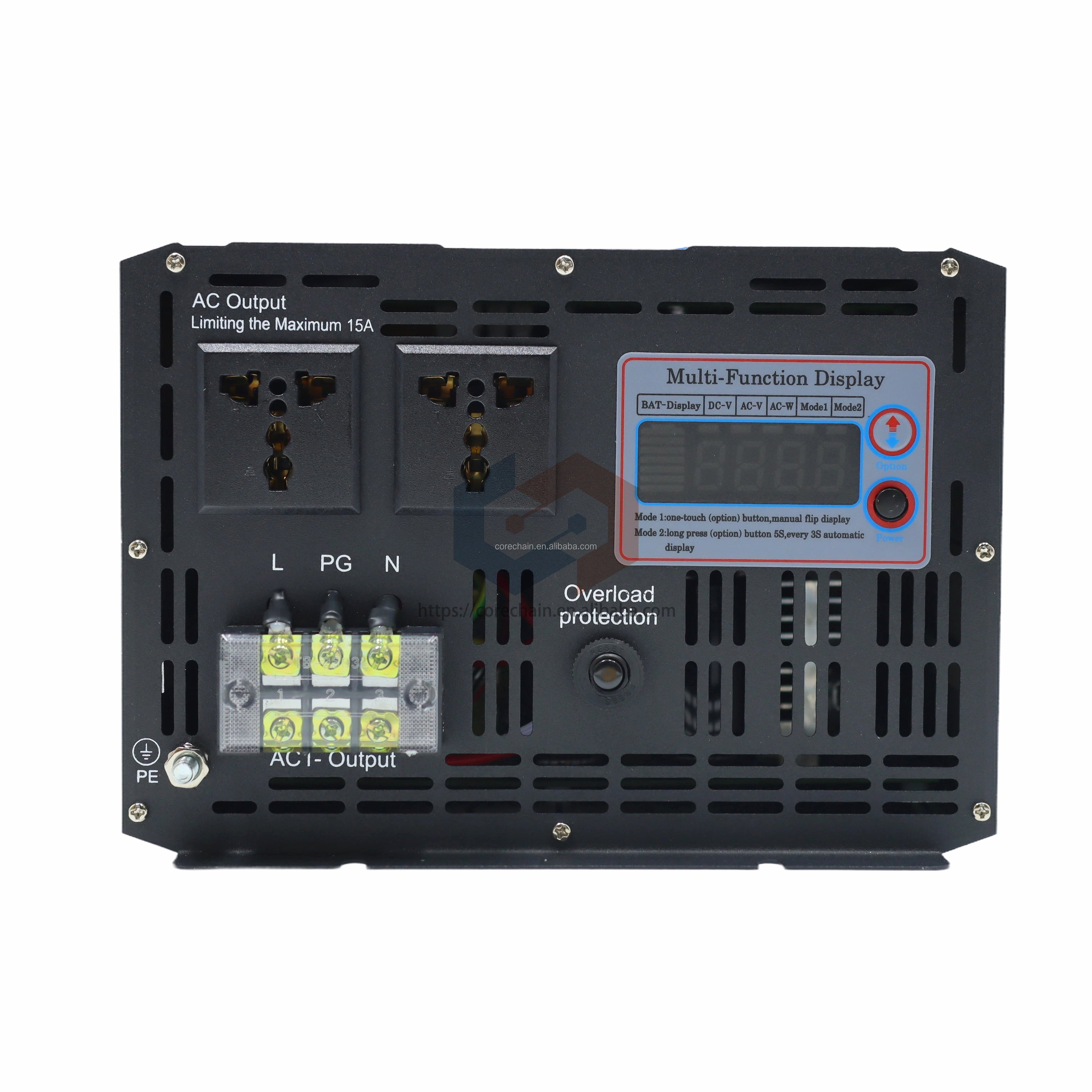 Solar Panel Inverter DC12v 24v 36v 48v 72v To AC 110V 220V Low Frequency Pure Sine Wave Inverter DC To Ac Solar Inverter 12KW