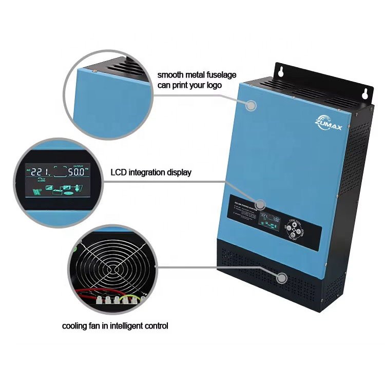 low frequency 110v 120v 220v 240v split phase solar inverter on off grid 10kw hybrid inverter Price 24V 5kw