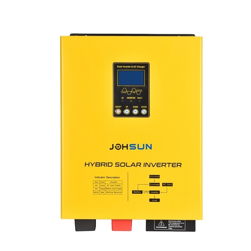 hyb pure sine wave inverter ac hybrid power solar inverter with mppt solar charge controller low frequency inverter