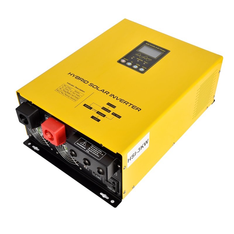 hyb pure sine wave inverter ac hybrid power solar inverter with mppt solar charge controller low frequency inverter