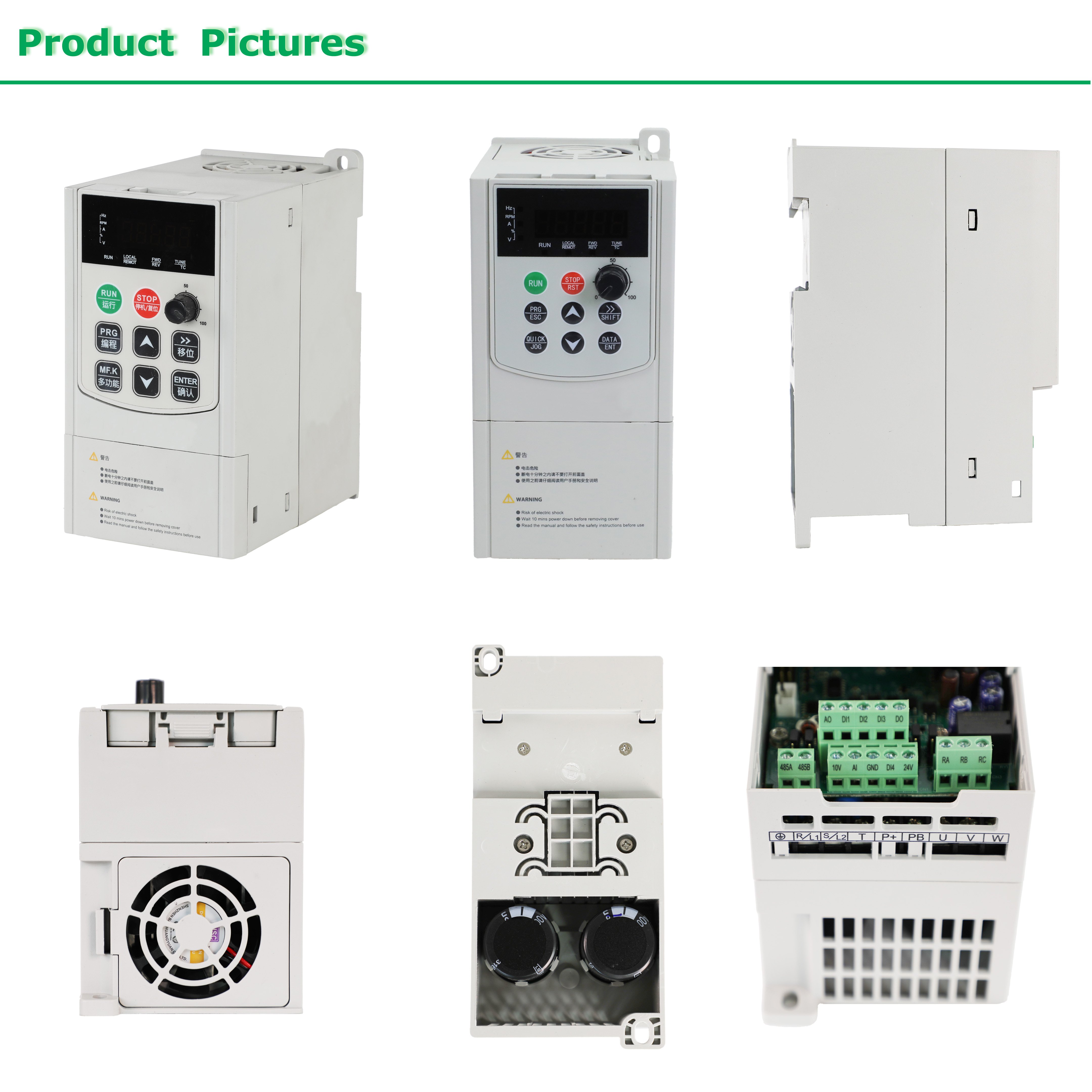 OEM solar and power inverter Solar Pump Inverter 380V 3p 0.75kW 1.5kw 2.2kw Variable Frequency Drive Solar VFD for solar panel