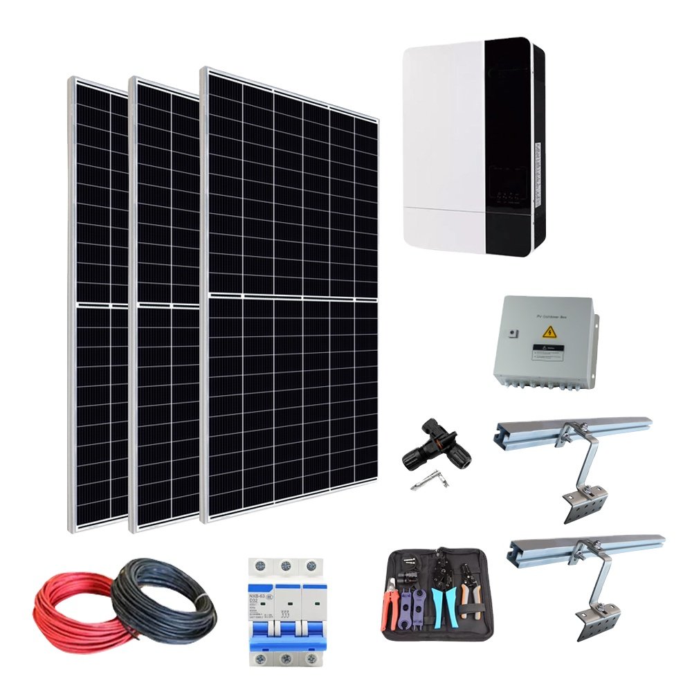 Home Solar System On Off Grid Smart Solar System 5000 Watts 5KW Complete Solar Energy System with Battery Inverter
