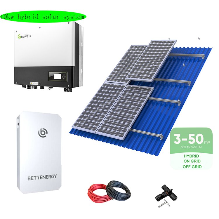 Home Solar System On Off Grid Smart Solar System 5000 Watts 5KW Complete Solar Energy System with Battery Inverter