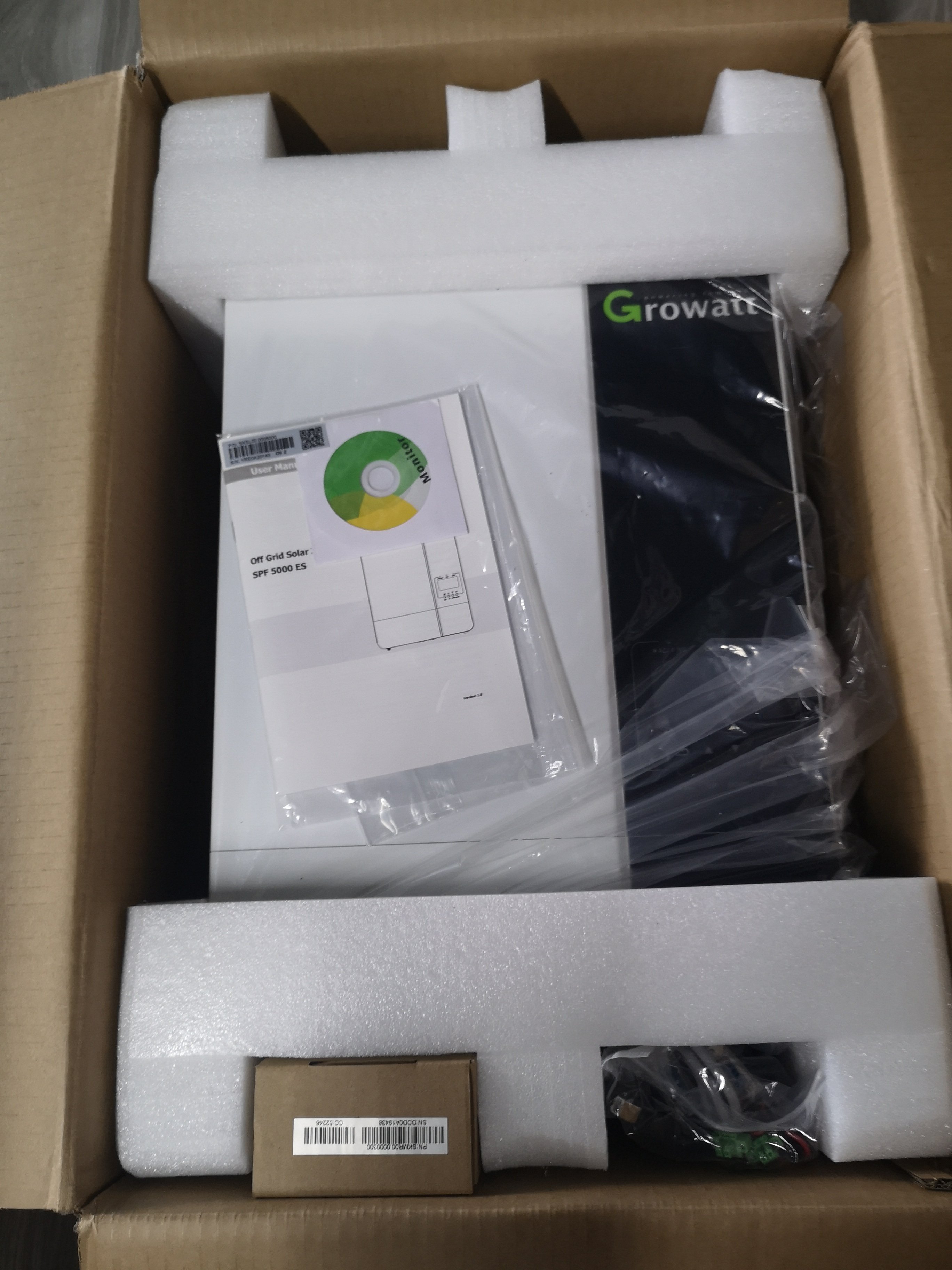 Growatt Lowest Price 48V 5000W 10Kw 15Kw 20Kw 30Kw Off Grid Hybrid Single Phase Grow Watt Solar Inverter For Home Use