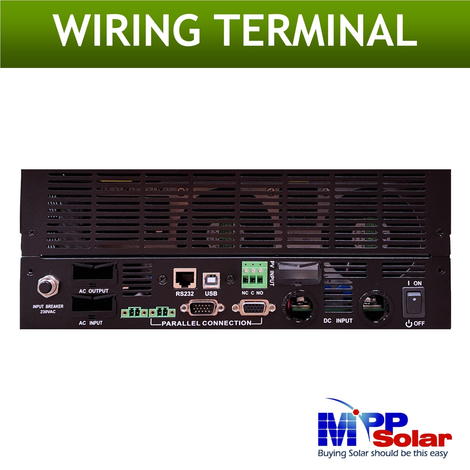 HV V2 6048-T 6000w 48v 230v hybrid MPP Solar inverter mppt charger high PV 500v grid tied Dual AC output Max Charging 120a