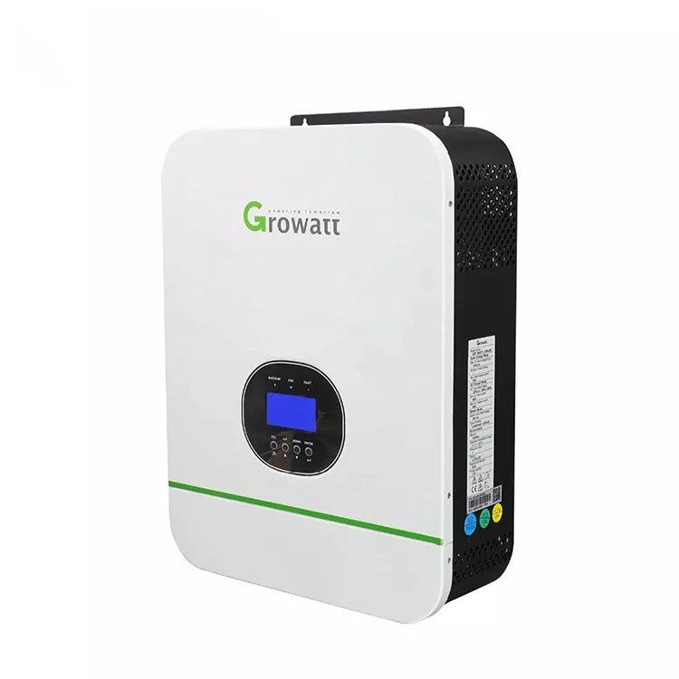 Growatt SPF 3000TL LVM-48P Solar Inverter 3KW Single Phase Mppt Off Grid Pure Sine Wave 24v 48V Inverter