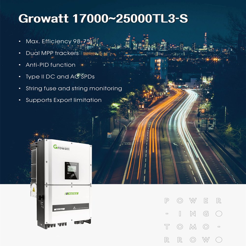 Solar Home Inverter 15kw 20kw 25kw 50kw MPP Ongrid Tied Solar Inverter 20kva 25kva