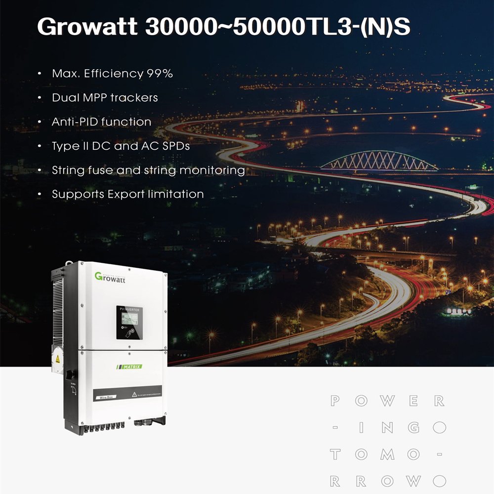 Solar Home Inverter 15kw 20kw 25kw 50kw MPP Ongrid Tied Solar Inverter 20kva 25kva