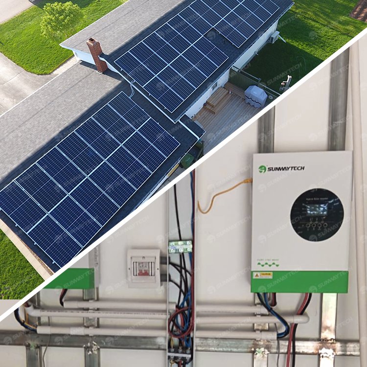 Sunway 3500W Compact Off-Grid Solar Inverter with Built-in MPPT Controller for Remote Applications