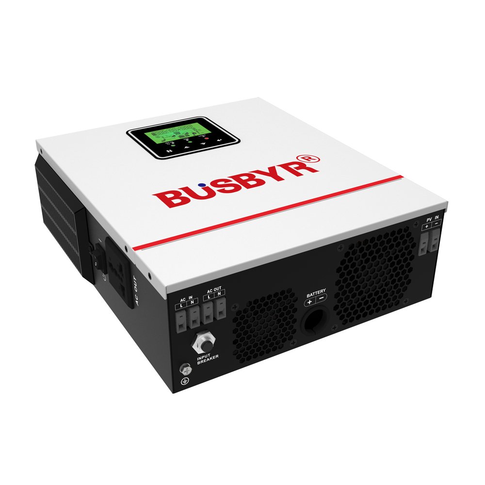 Busbyr 1000w 1500w Pure Sine Wave Power inverter 12v 24v 220v Dc To Ac Home inverter solar inverter 1KW 1.5KW 1.5KVA