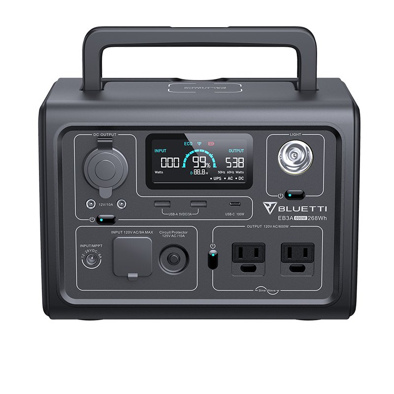 Bluetti 600W 1000W 2000W 3000W Portable And Residential Solar Energy Systems
