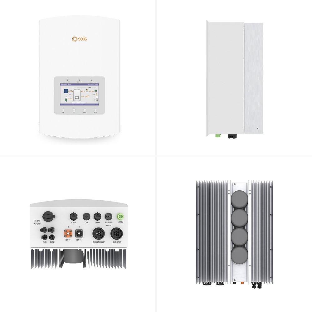 Hot Selling Solis Hybrid Inverter 3Kw 4Kw 5Kw 6Kw Electric Solar Frequency Inverters Single Phase 220V With CE And IEC
