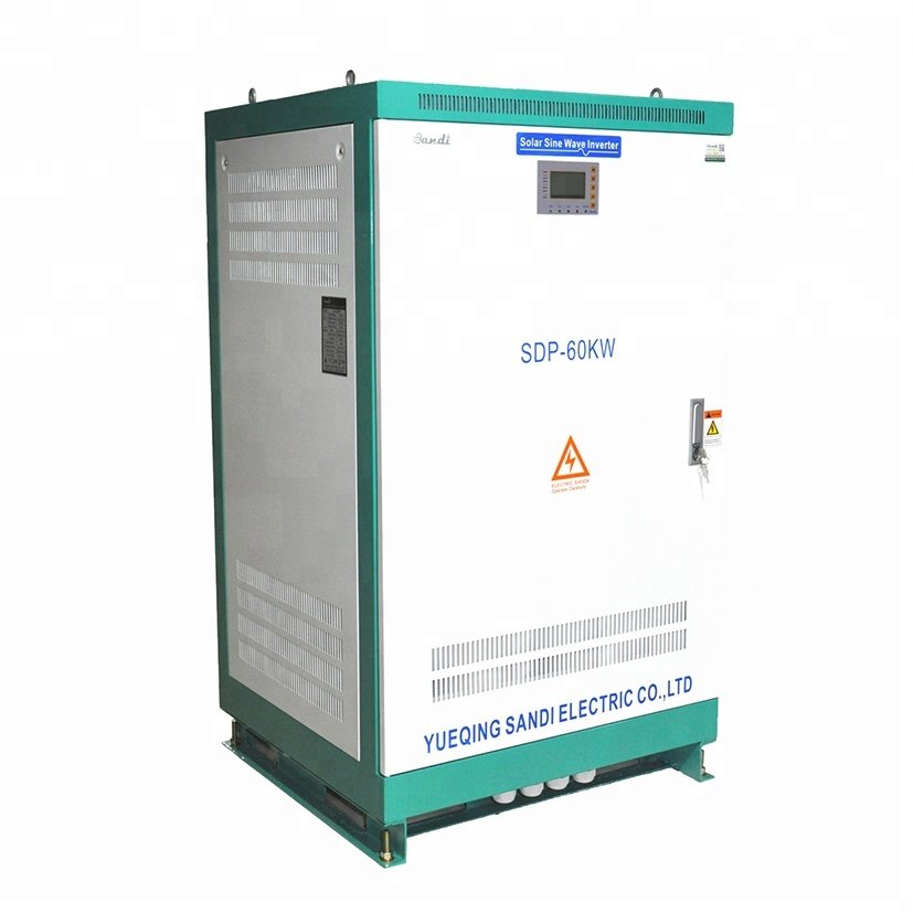60KW off grid hybrid solar inverter with AC bypass function