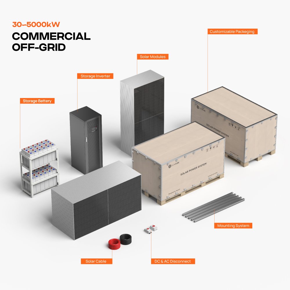 1Mwh Solar Panel Energy System 500Kw 1000Kw 5000Kw Off Grid 200Kw Solar System Power Complete Kit For Commercial
