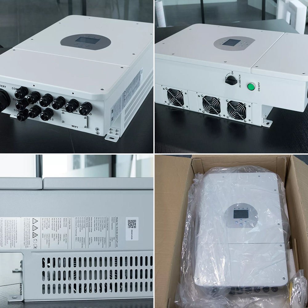 Deye USA Warehouse Split Phase Hybrid Inverter 5 6 7.6 8kW Inverter US Version On Off Grid invertitore Pure Sine InverterWave