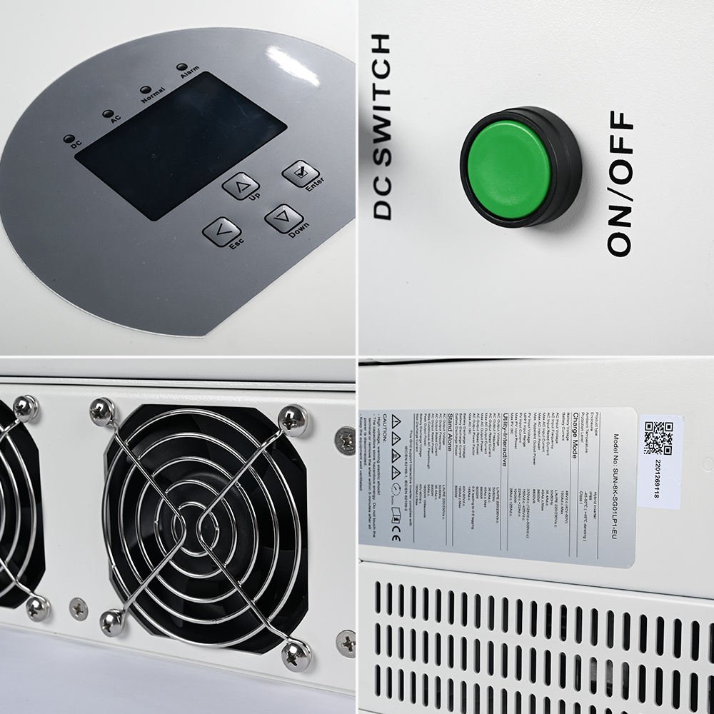 Deye USA Warehouse Split Phase Hybrid Inverter 5 6 7.6 8kW Inverter US Version On Off Grid invertitore Pure Sine InverterWave