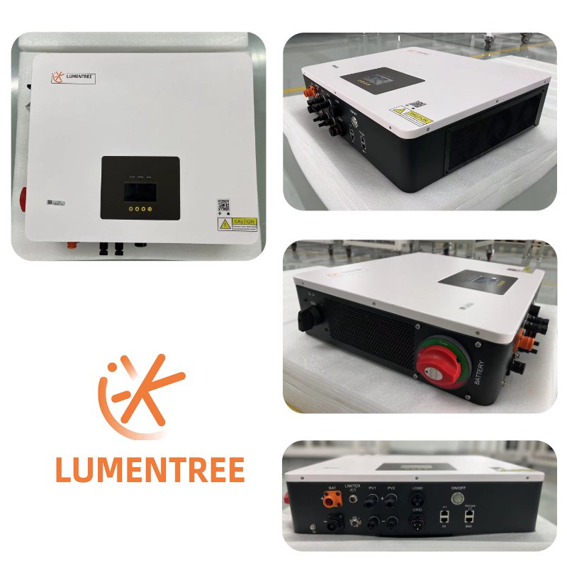 Efficient and Reliable | 5.5kW 48V Lumentree SUNT-Series Solar Hybrid Inverter, 220V 220V 230V 240V Output, 50/60 Hz Frequency