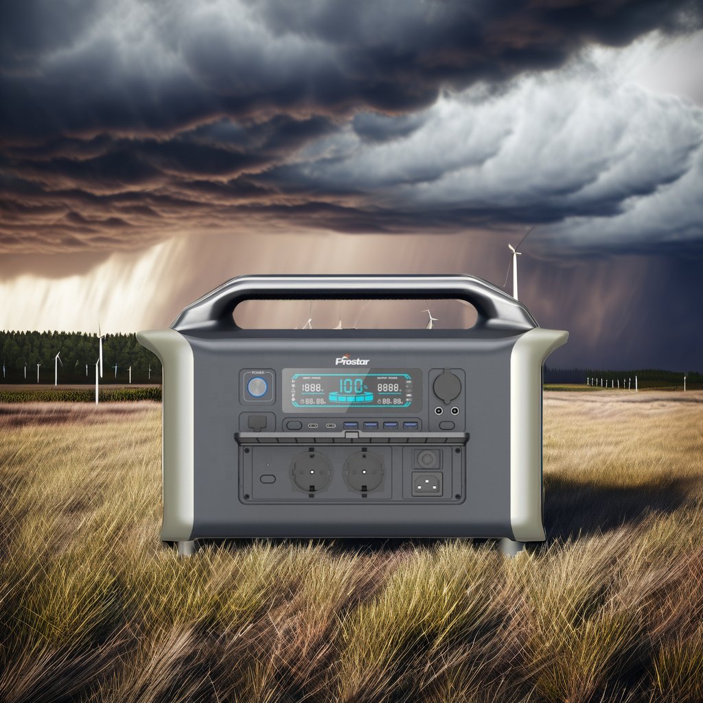 Prostar Portable Outdoor Energy Storage System 1000W with Lii-ion Battery 1024Wh 220V 230V 240V Solar Power Station
