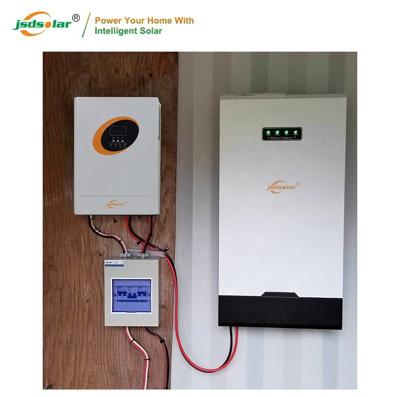 JSDSOLAR FACTORY Solar Inverter 3Kw 5Kw 5000w 10Kw 12Kw Hybrid Off Grid Solar Power Inverter Price
