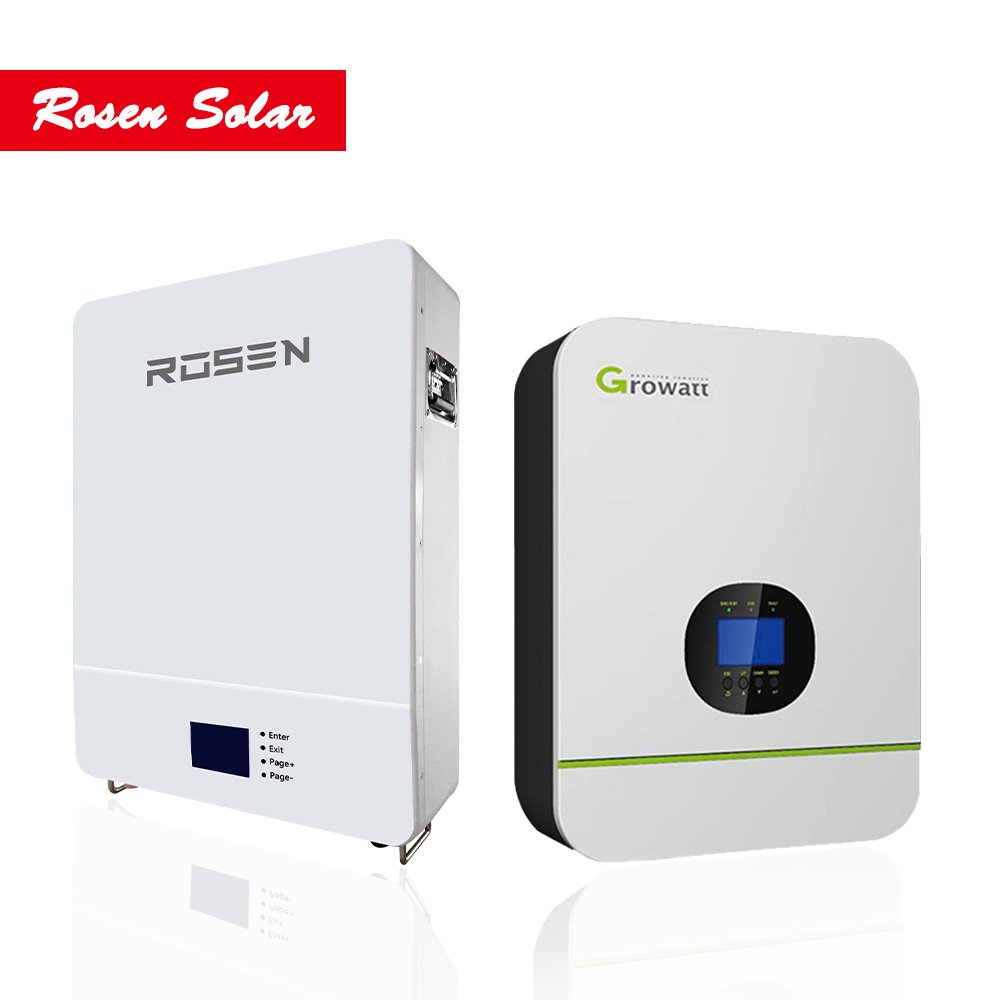 Inverter solar 5kw 6Kw hybrid solar inverter growat home install price