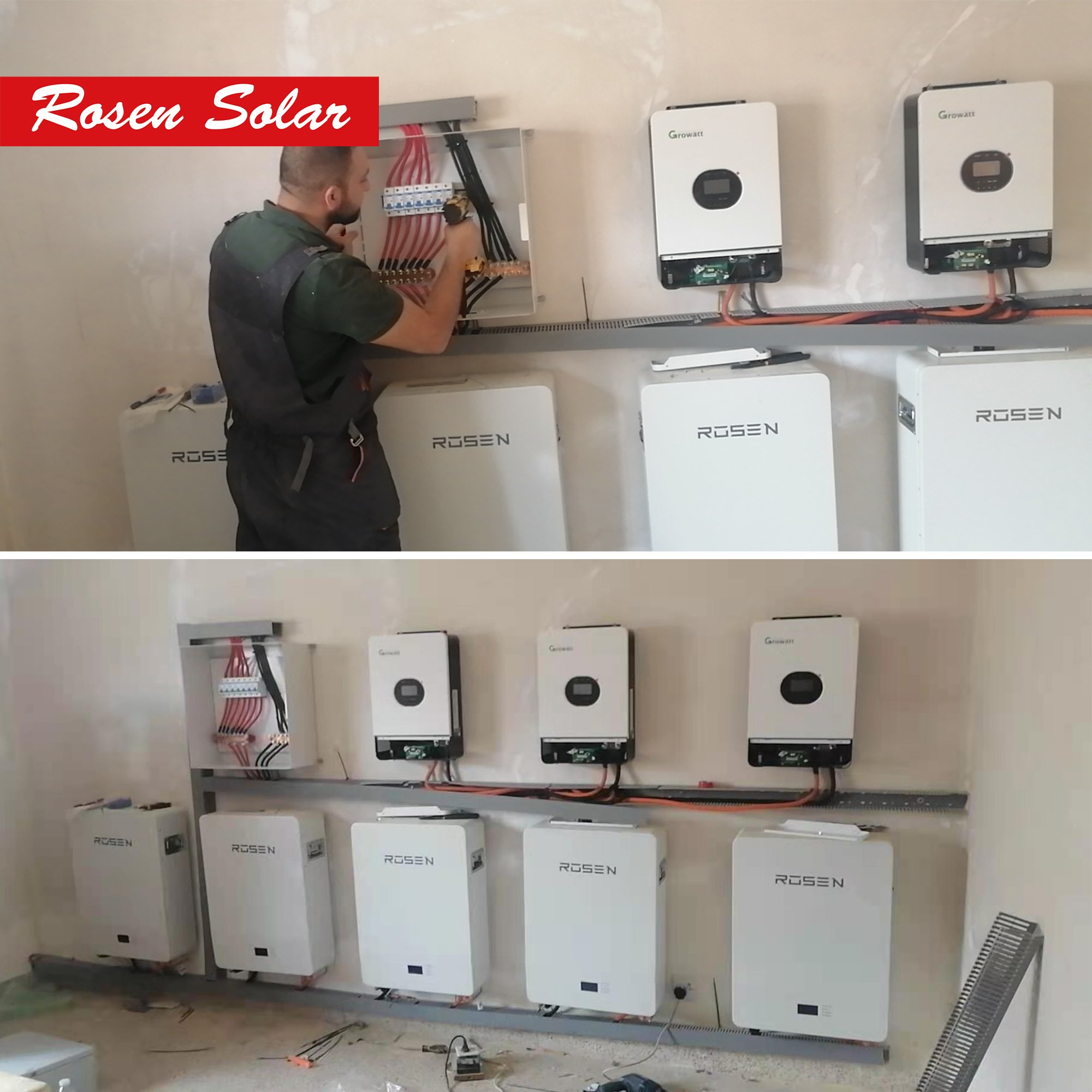 Inverter solar 5kw 6Kw hybrid solar inverter growat home install price