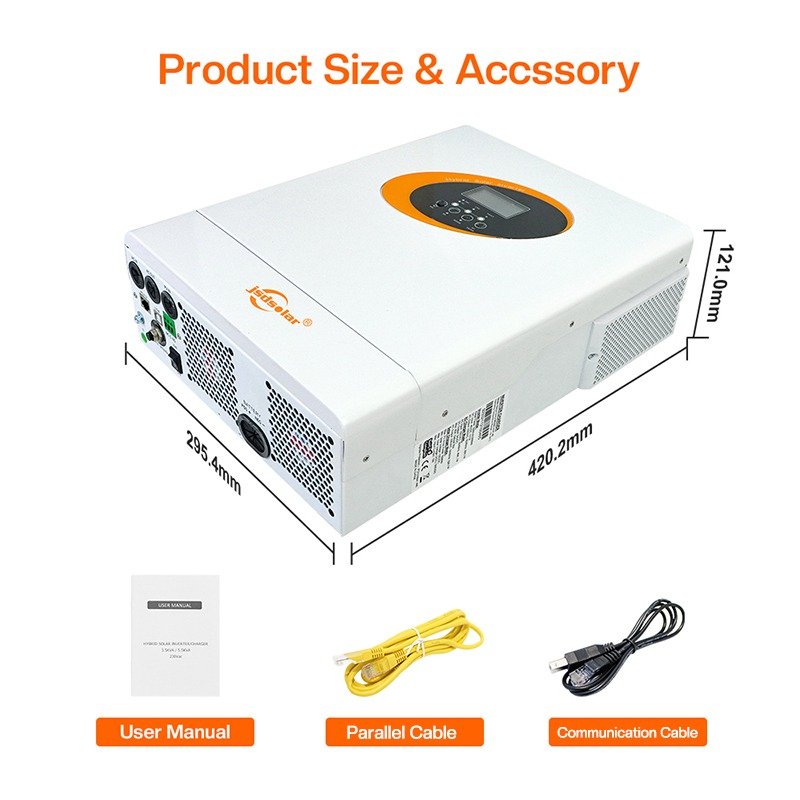 Manufacturer Price Solar System Energy Inverters 5.5kw Smart Solar Panel Hybrid Power Inverter With MPPT Charger 48v