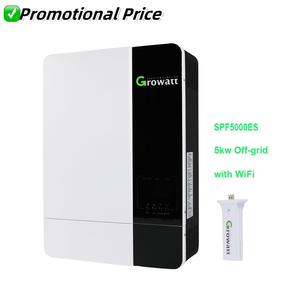 Factory Price Growatt 5KW Off-grid High Frequency Solar Inverter for Home Use Ready to Ship Original Packing