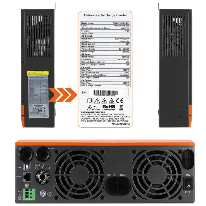 UE Wholesale Price Pure Sine Wave Solar Inverter 5000W 5Kva 8Kw 10Kva 10kw 48V 120/240V Off Hybrid Grid Solar Inverter invert
