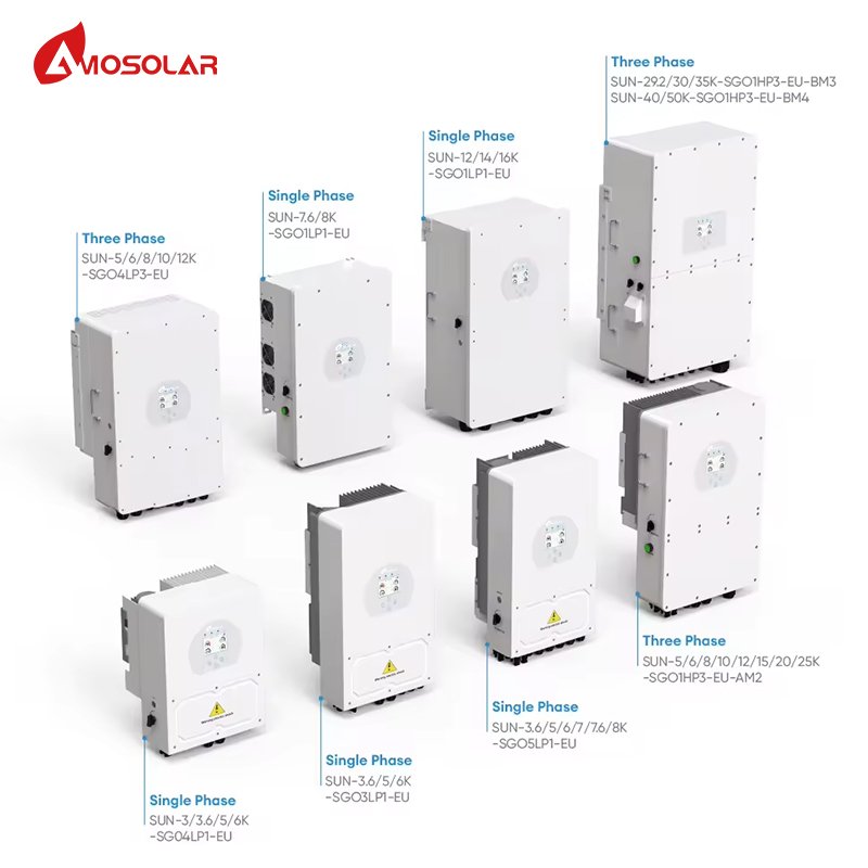 Hybrid Solar Inverter 5kw SUN-5K-SG01LP1 On Grid Hybrid Inverter Fast Delivery