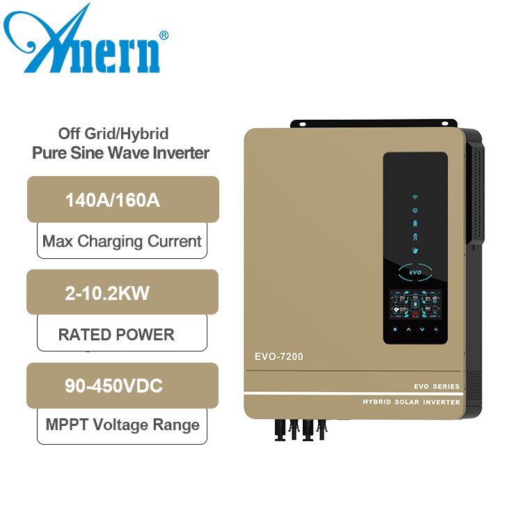 Anern portable invert hybrid 7KW 8KW 10KW solar grid tie inverters
