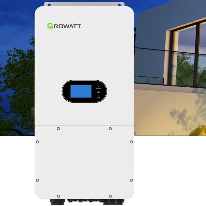 IP65 protection Growatt SPH 10000TL-HU 10kw Single Phase solar hybrid inverter