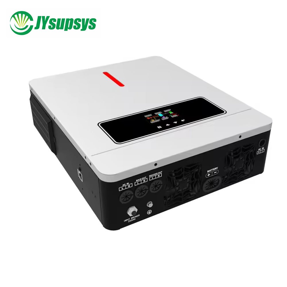 110VAC 120VAC Inversor 4000W Dual AC Output Pure Sine Wave 3.6KW 24V Hybrid Ongrid Solar Inverter Charger Built-in 120A MPPT
