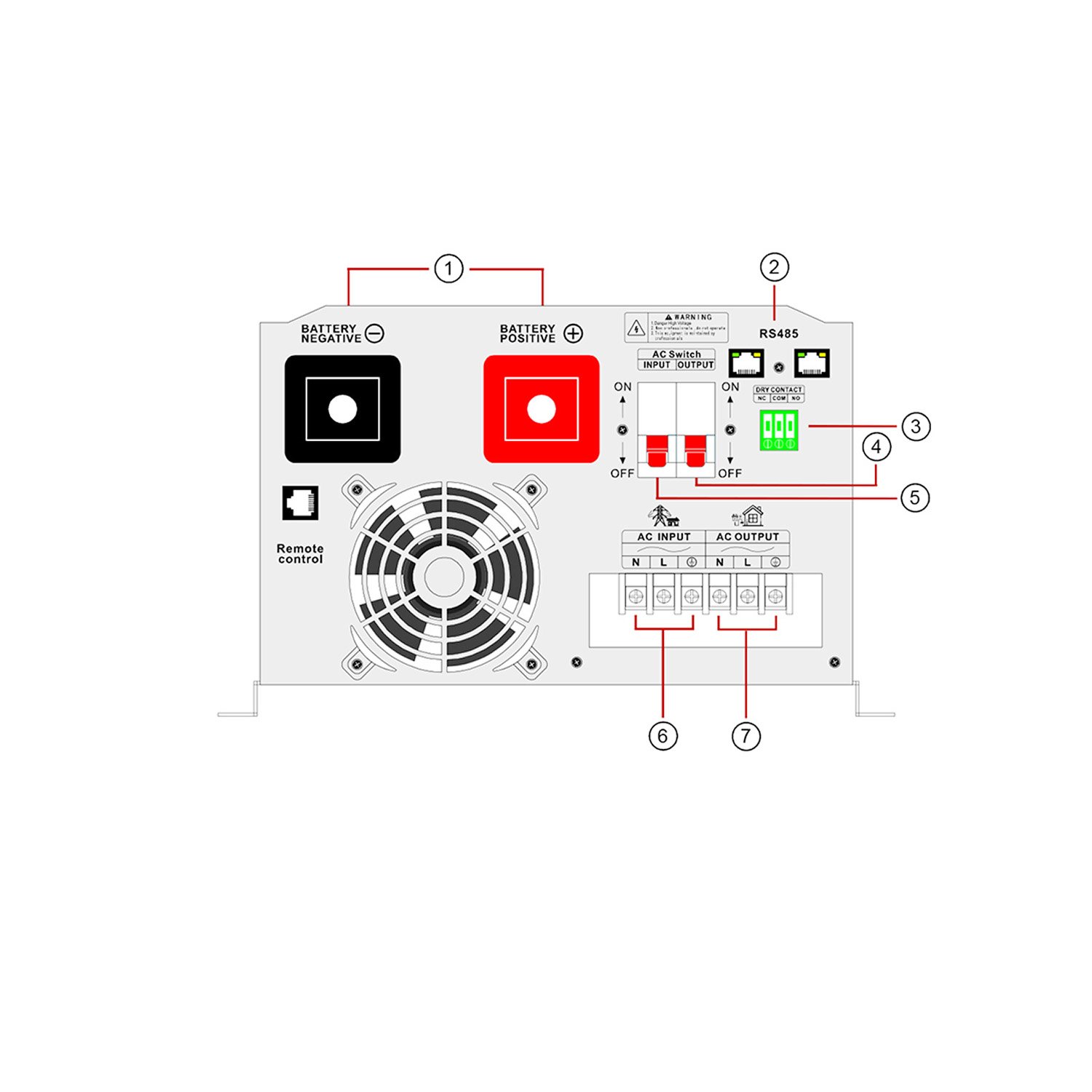 1KW to 12KW Inverters Converters Hybrid Solar Inverter DC to AC Power Inverter System