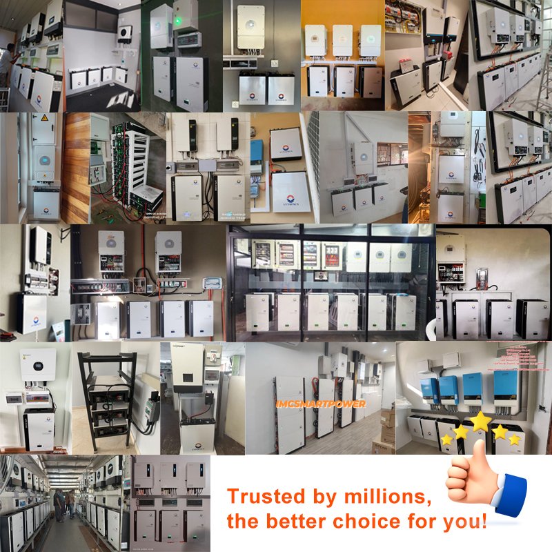 LVTOPSUN All In One 51.2V 300ah 200ah 100ah Energy solar System Lifepo4 15kwh 10kwh 5kwh Lithium Batterie 15kw All In One