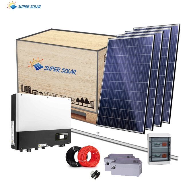 Super Solar Most Popular 10KW 10 Kw Solar Panel Hybrid On-off Energy System Power Kits