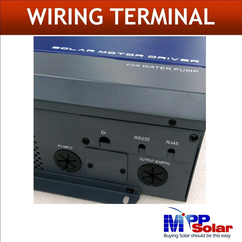 MPP Solar SP7.5KW 7500W inverter 3 phase in 3 phase out (380V), max solar power 12KW, PV input