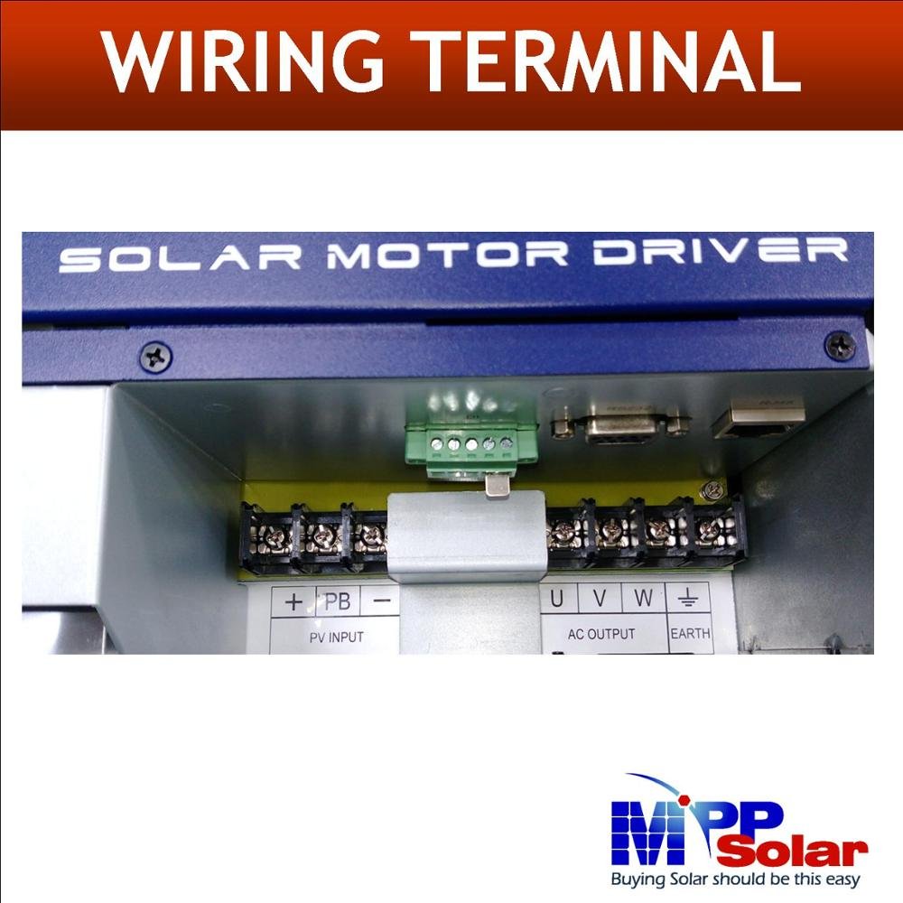 MPP Solar SP7.5KW 7500W inverter 3 phase in 3 phase out (380V), max solar power 12KW, PV input