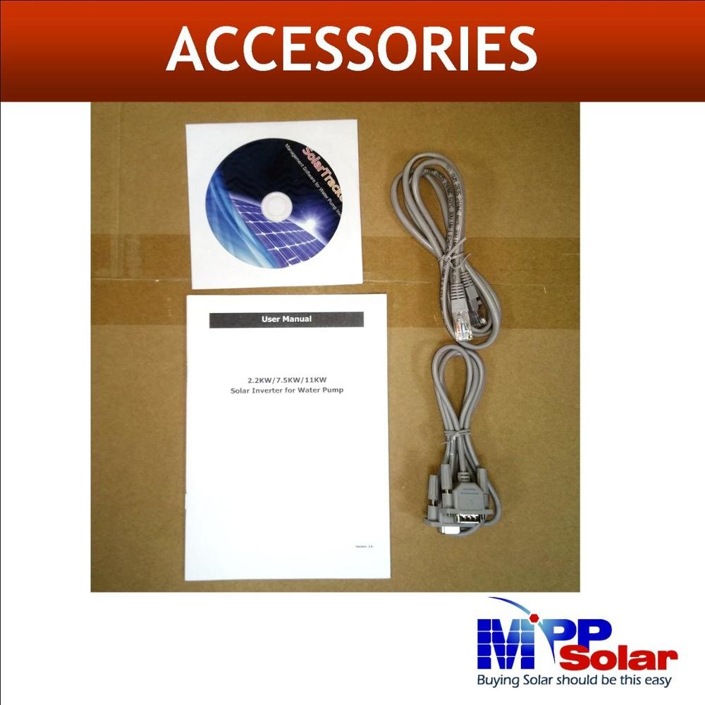 MPP Solar SP7.5KW 7500W inverter 3 phase in 3 phase out (380V), max solar power 12KW, PV input