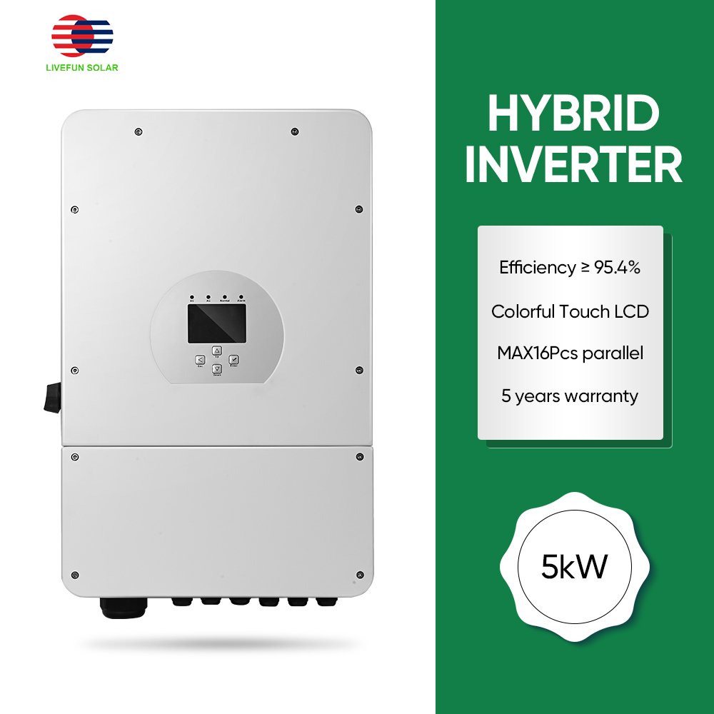Customized Service Complete 5kw 8kw 10kw 12kw hybrid solar power system kit for home