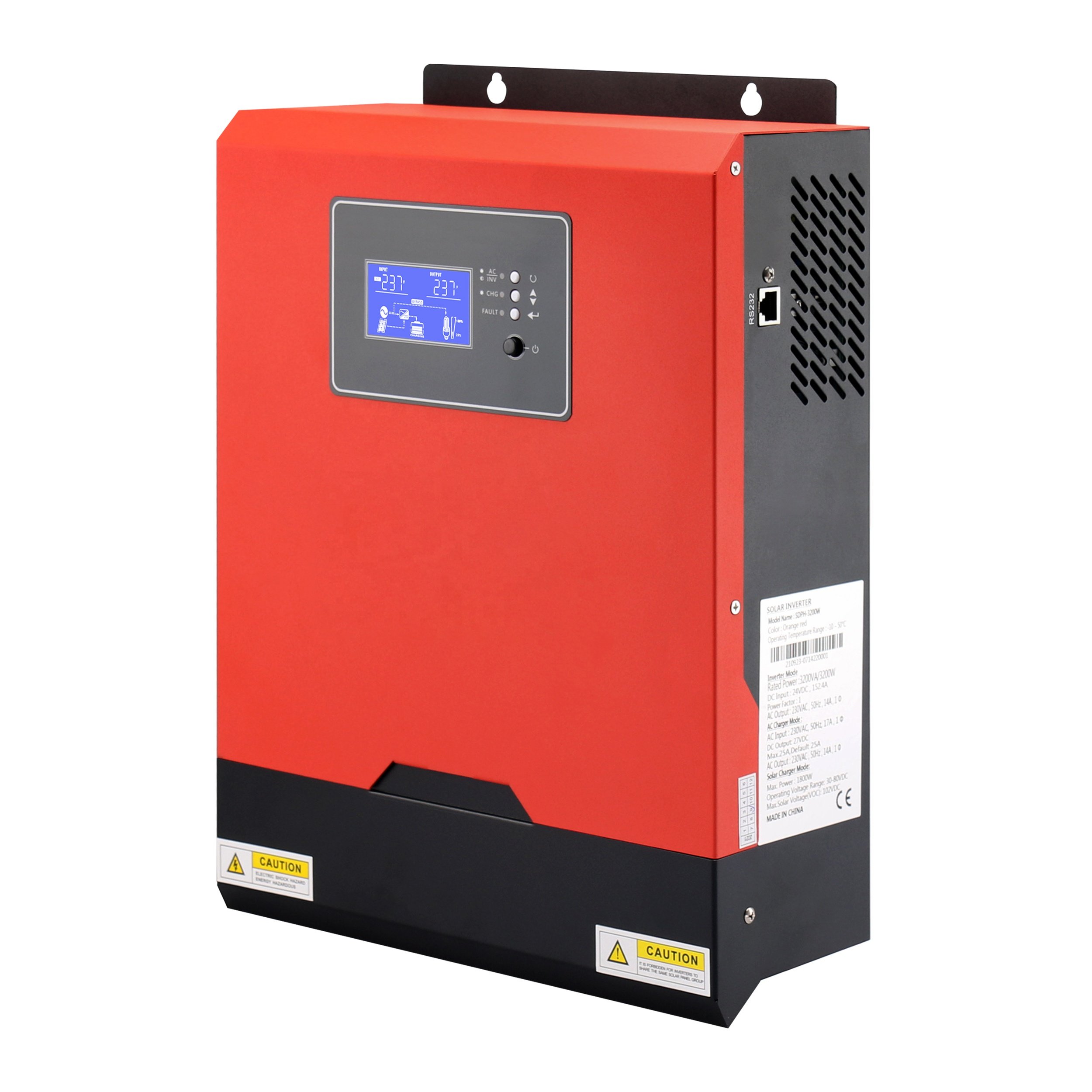 Mylion 1000w 2000W 3000W 5000W 12V 24V 48V DC Pure Sine Wave 5kw Solar Inverter All-in-One PWM/MPPT Remote Controller charger