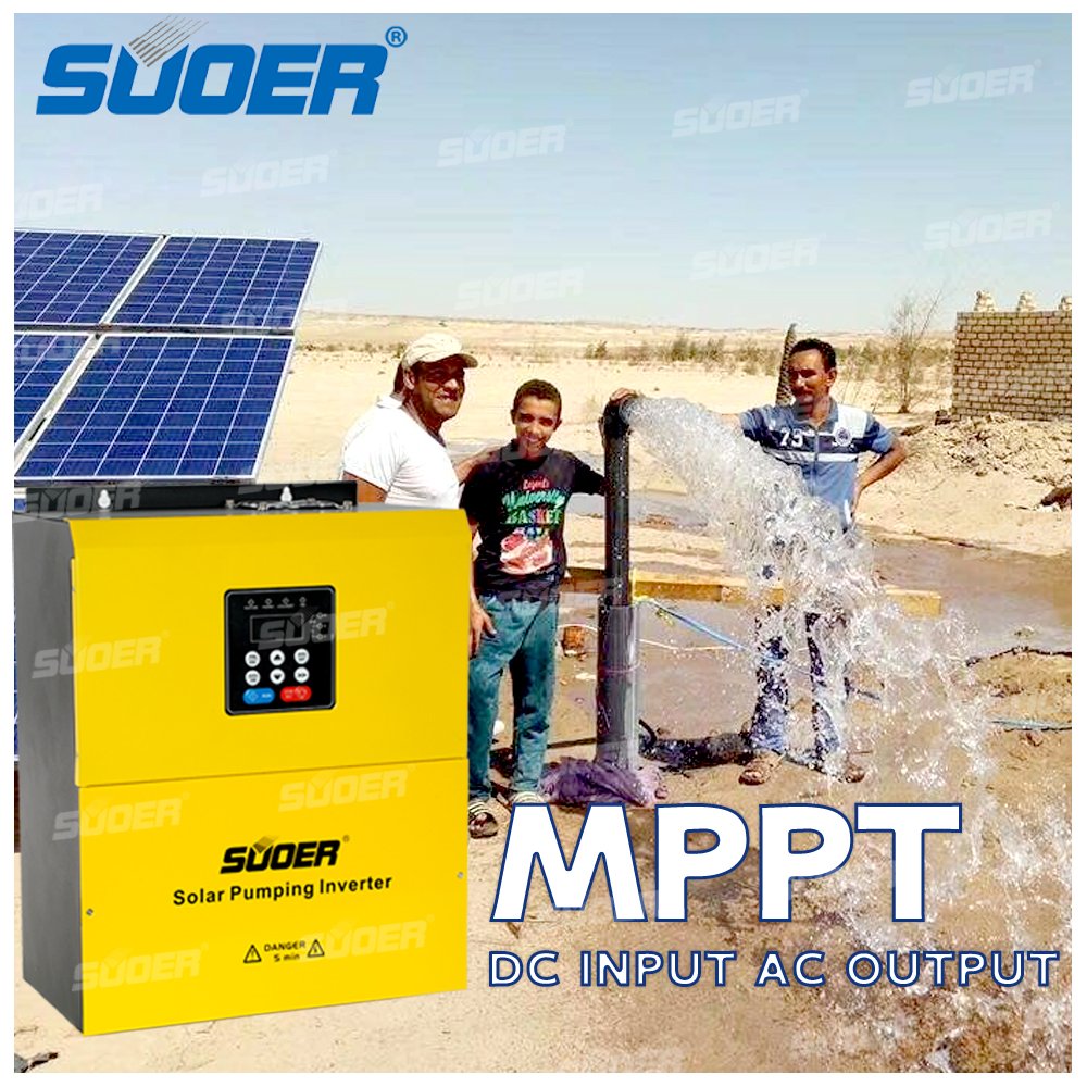 Suoer pv100-series 3ph 30KW ip65 ac pump solar inverter system solar-pump-inverter for yemen market