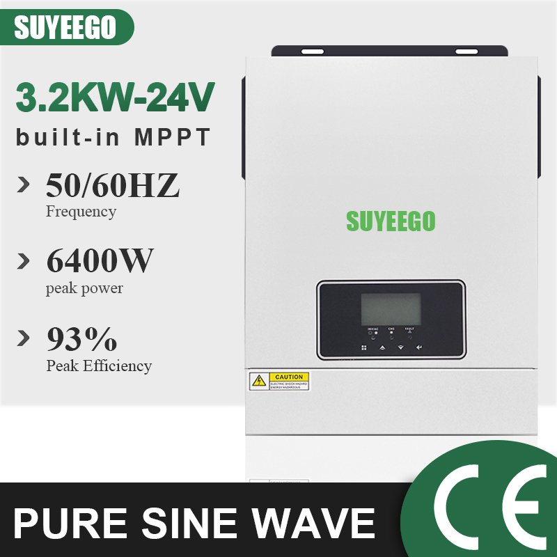 Suyeego Hybrid Solar Inverter 12V 24V 48V 1KW 2KW 3KW 4KW 5KW Mppt Solar Controller Hybrid Inverter