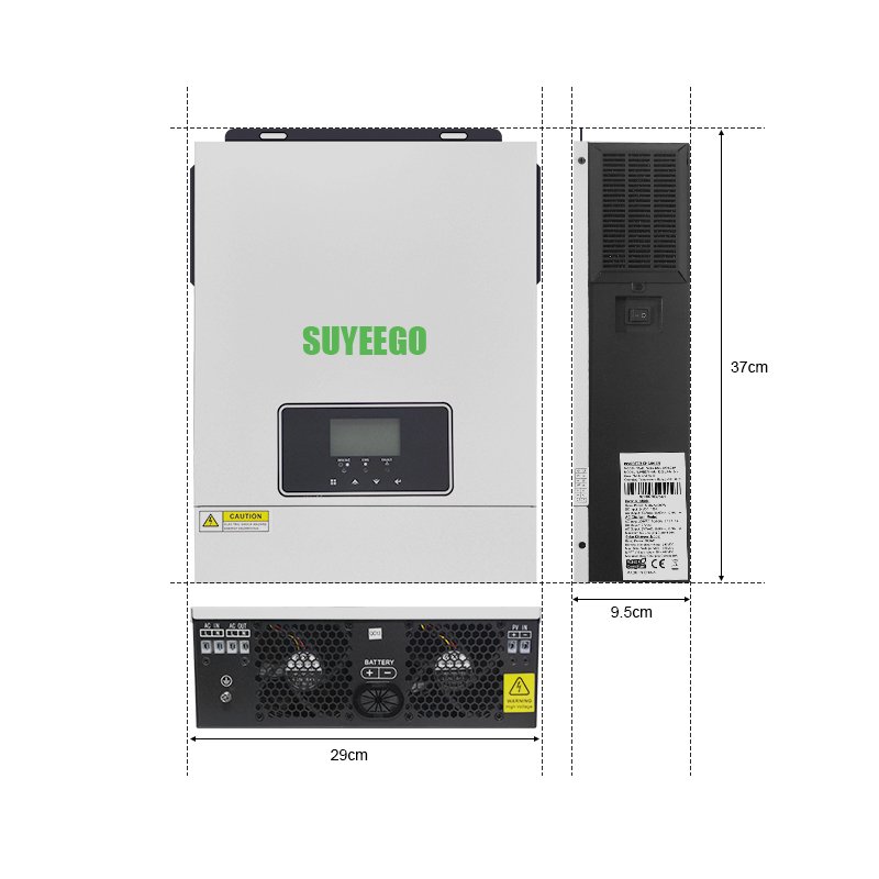 Suyeego Hybrid Solar Inverter 12V 24V 48V 1KW 2KW 3KW 4KW 5KW Mppt Solar Controller Hybrid Inverter