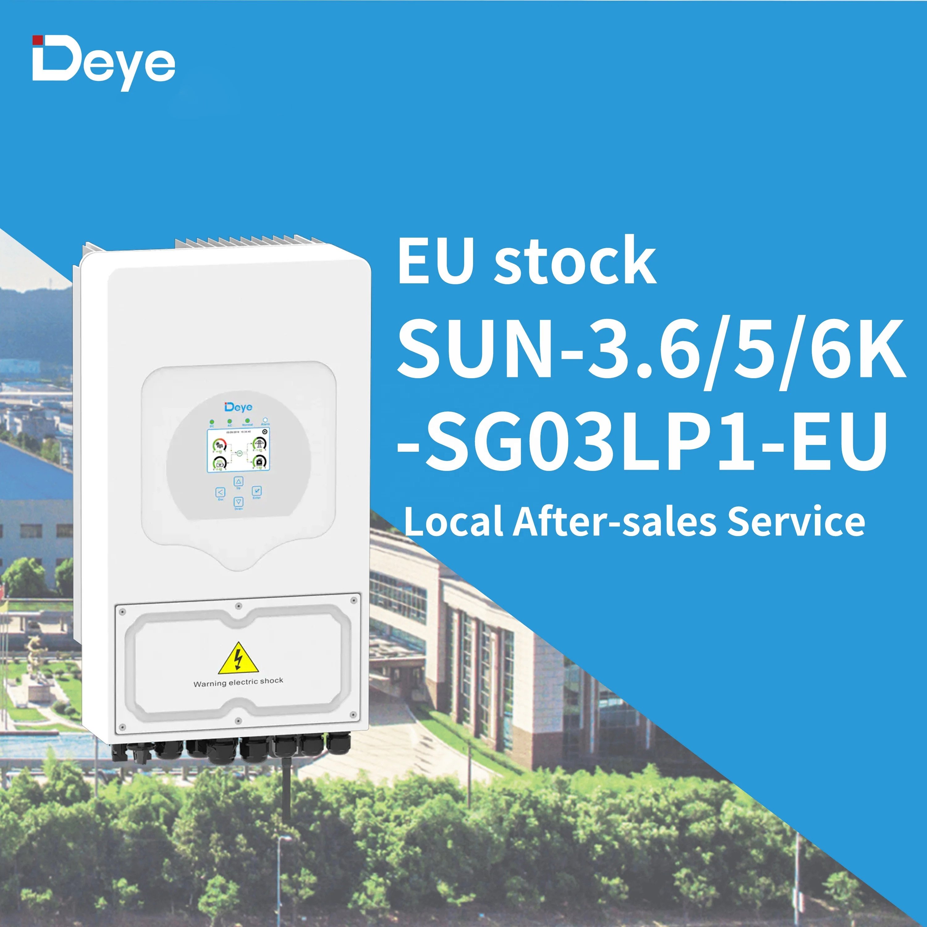 Hot Sale Deye Single Phase Hybrid Solar Inverter 5KW 6KW 8KW 12KW 16KW SUN-6K-SG05LP1-EU 48V AC Coupled Inverters