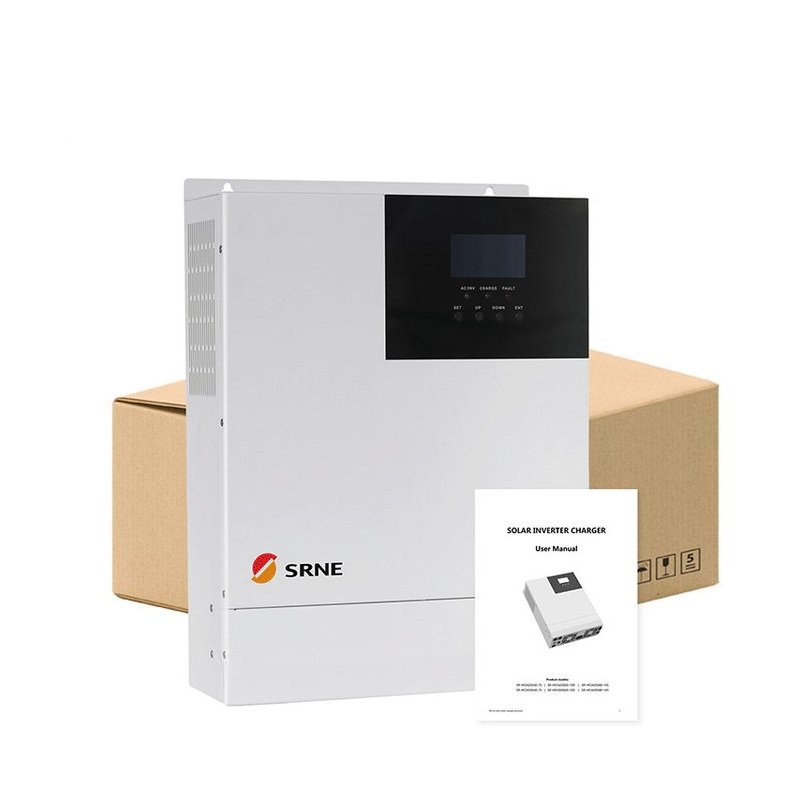Hybrid Solar Inverter 3KW DC 24V/AC220V Pure Sine Wave 60A MPPT Charge Controller for home solar energy storage system