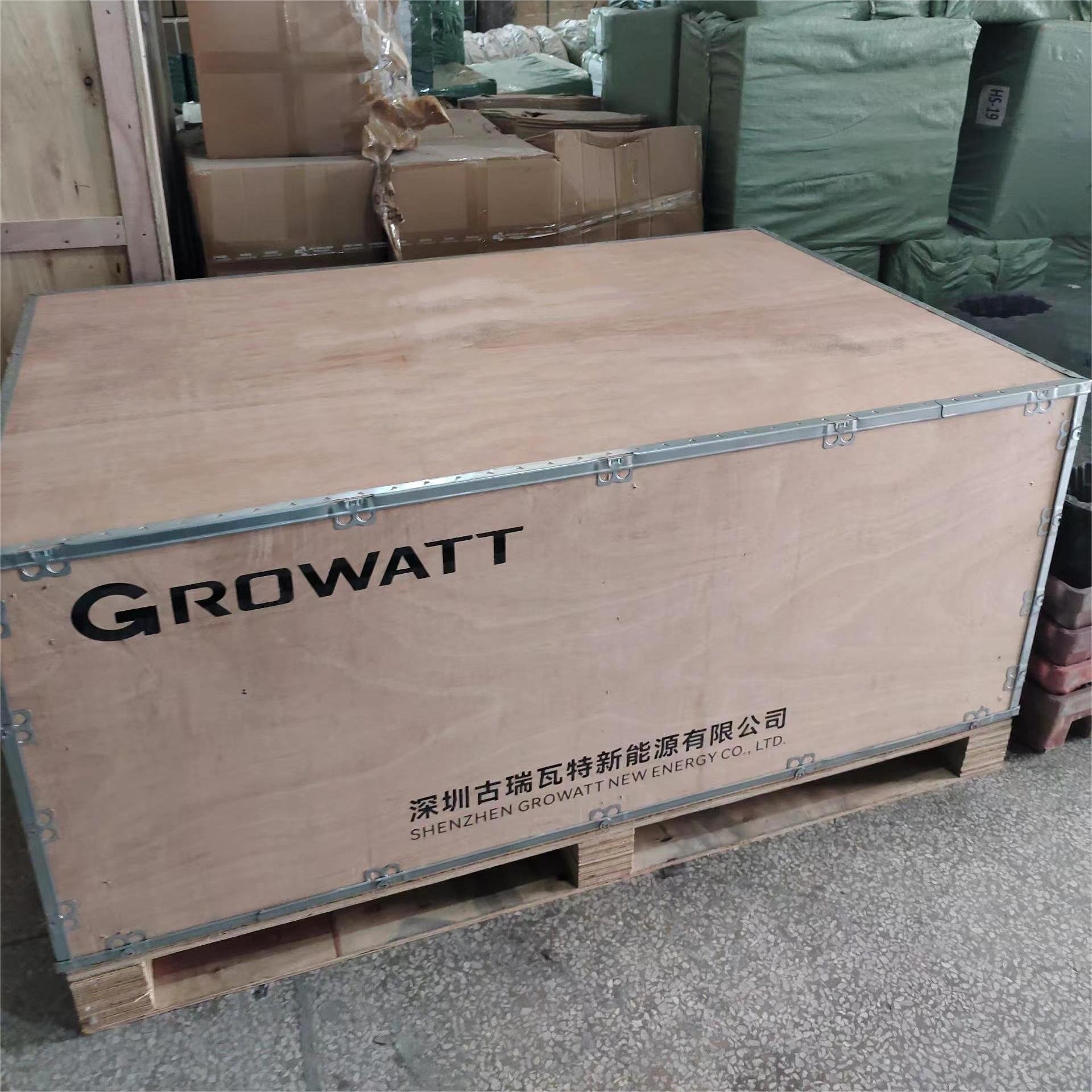 Wingosolar BESS All in One Set Growatt WIT 50KW 75KW 100KW Hybrid Solar Inverter and APX 14.3P-S1 100kWh 200kWh HV Battery