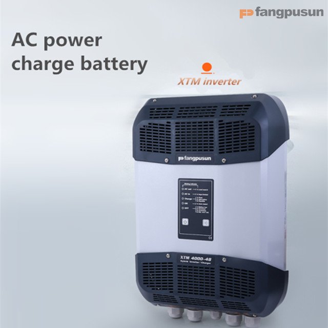 Fangpusun 4000w pure sine wave converter inverter 24v 220v 230v solar inverter charge the battery from some AC source