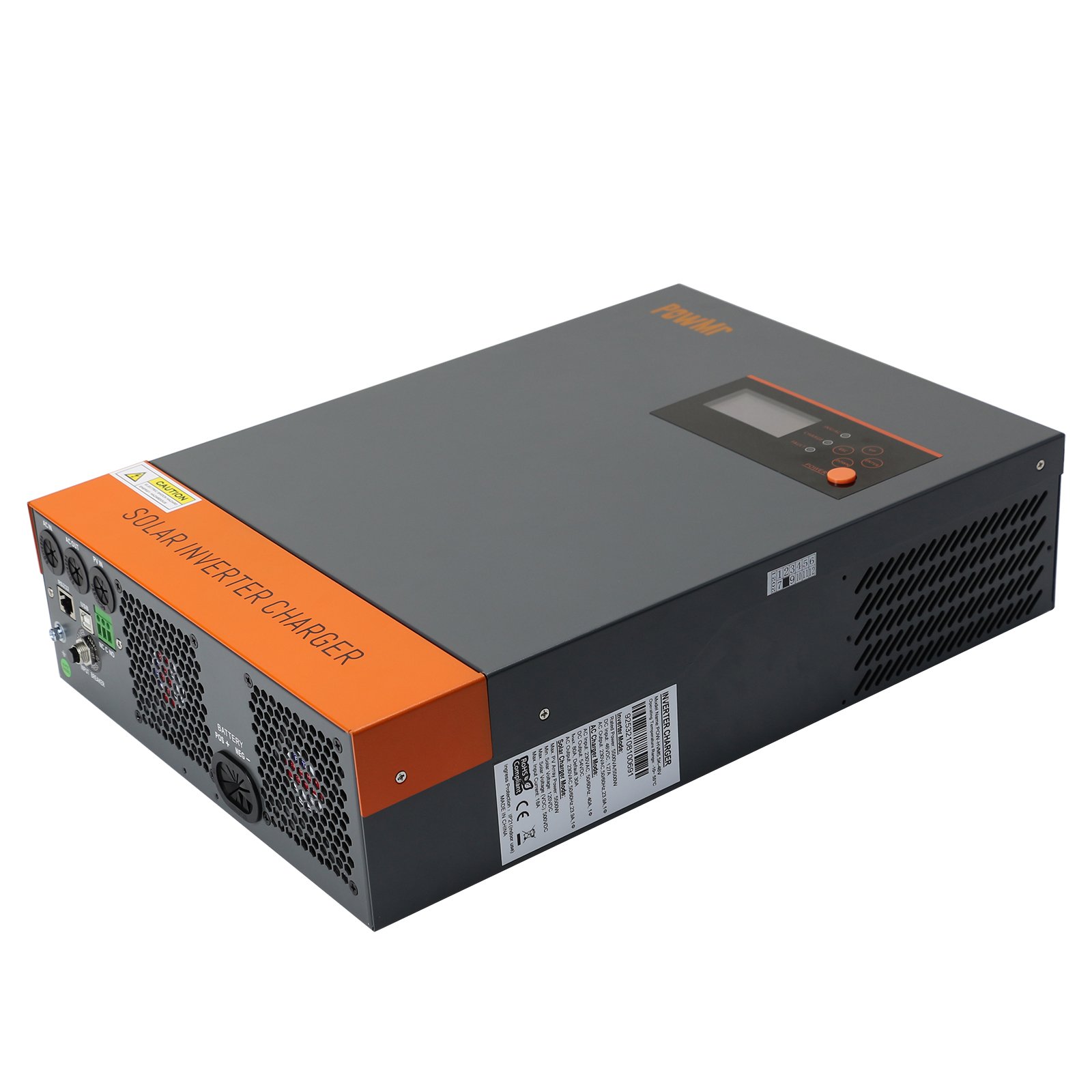PowMr Batteryless Inverter 5.5KW 5.5KVA MPPT 80A 500VDC PV Input 220V Inverter 48V 5.5 KW Hybrid Solar Inverter